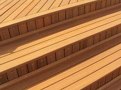 Deck madeira plástica piscina Deck madeira plástica piscina