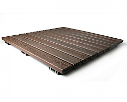 Deck madeira base plástica
