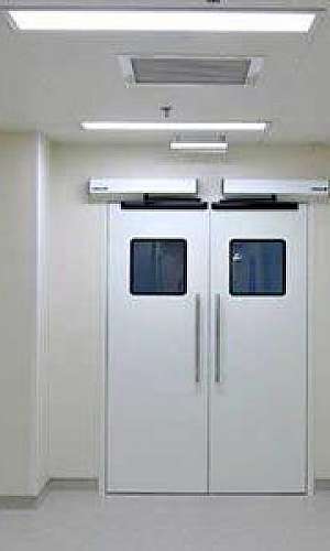 Porta hermética automática de batente Porta hermética automática de batente