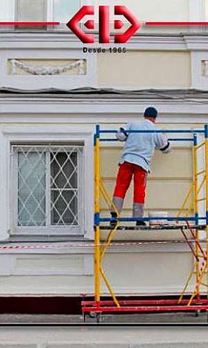 Restauração de fachada predial Restauração de fachada predial