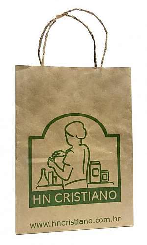 Sacolas ecológicas de papel kraft Sacolas ecológicas de papel kraft