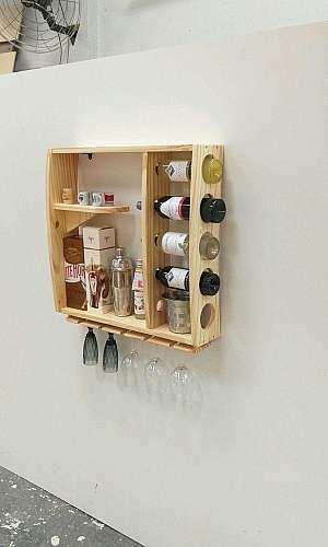 suporte para vinhos de parede em madeira suporte para vinhos de parede em madeira